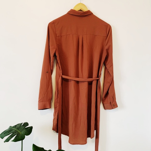 Forever 21 Dusty Rose Tunic with Waist Tie - Picture 3 of 4